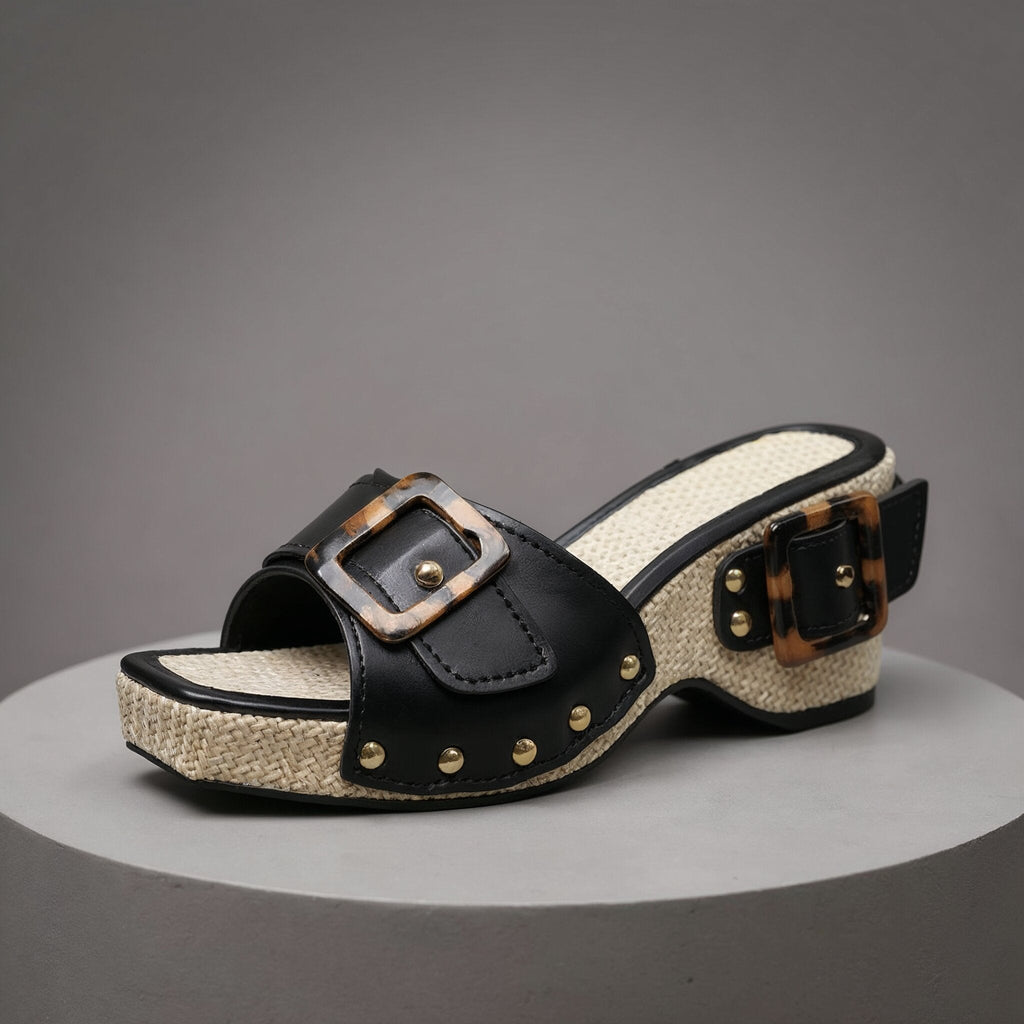 Stassi Platform Mules
