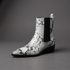 Seraphina Snakeskin Booties