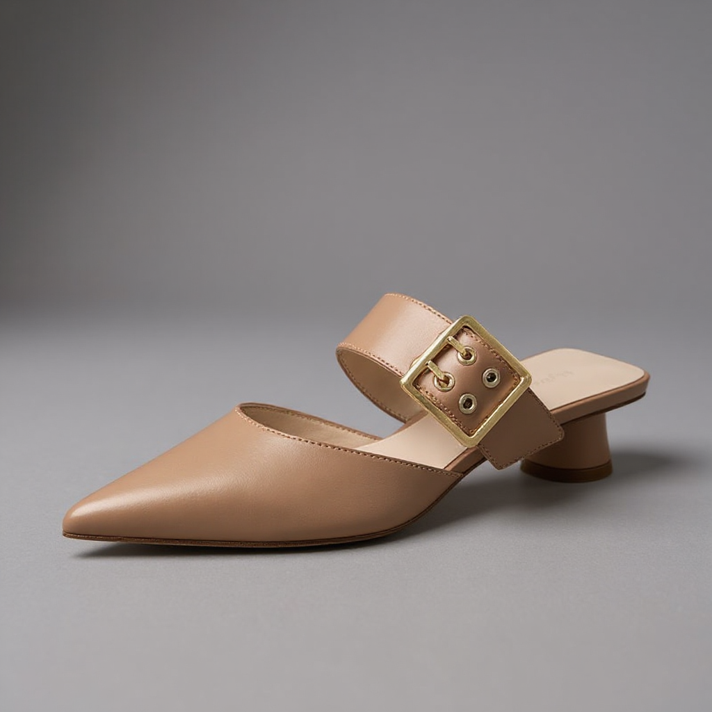 Bianca Buckle Mules