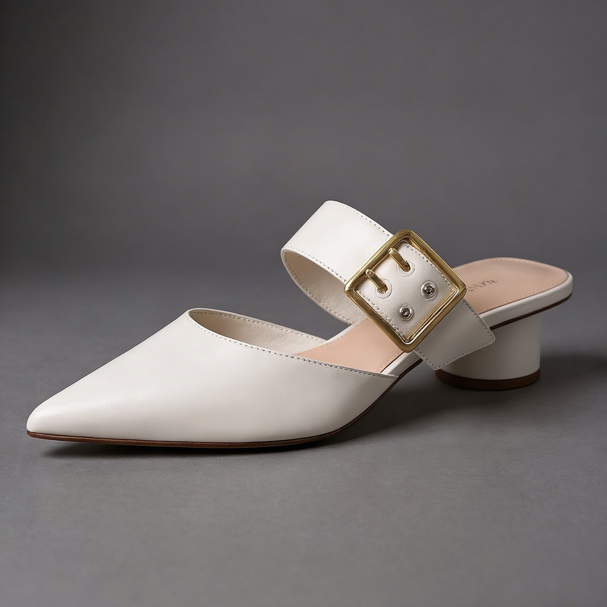 Bianca Buckle Mules