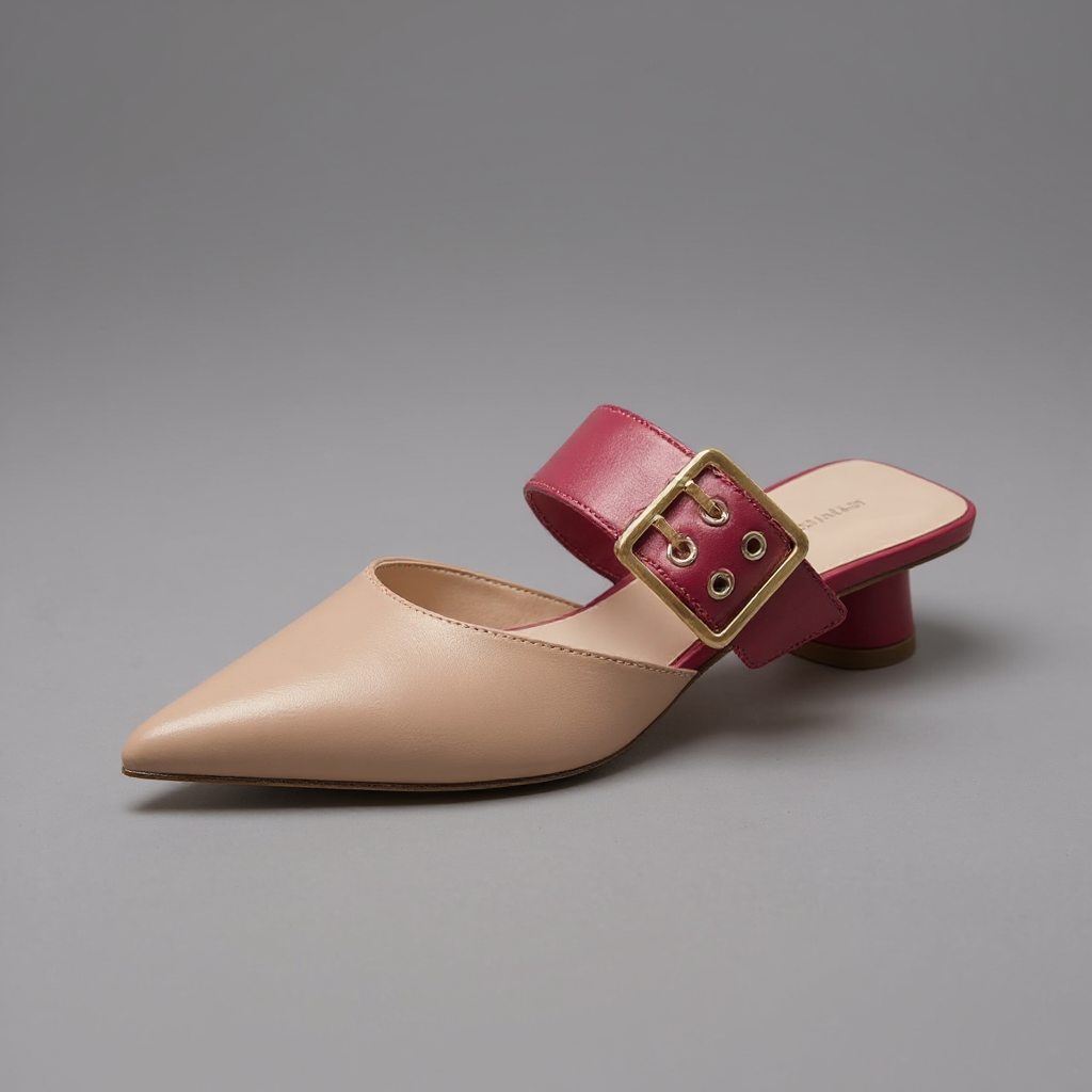 Bianca Buckle Mules