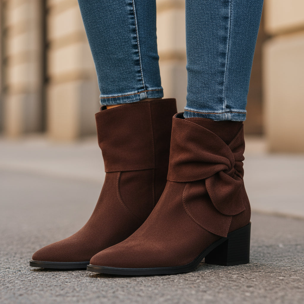 Amara Suede Ankle Boots