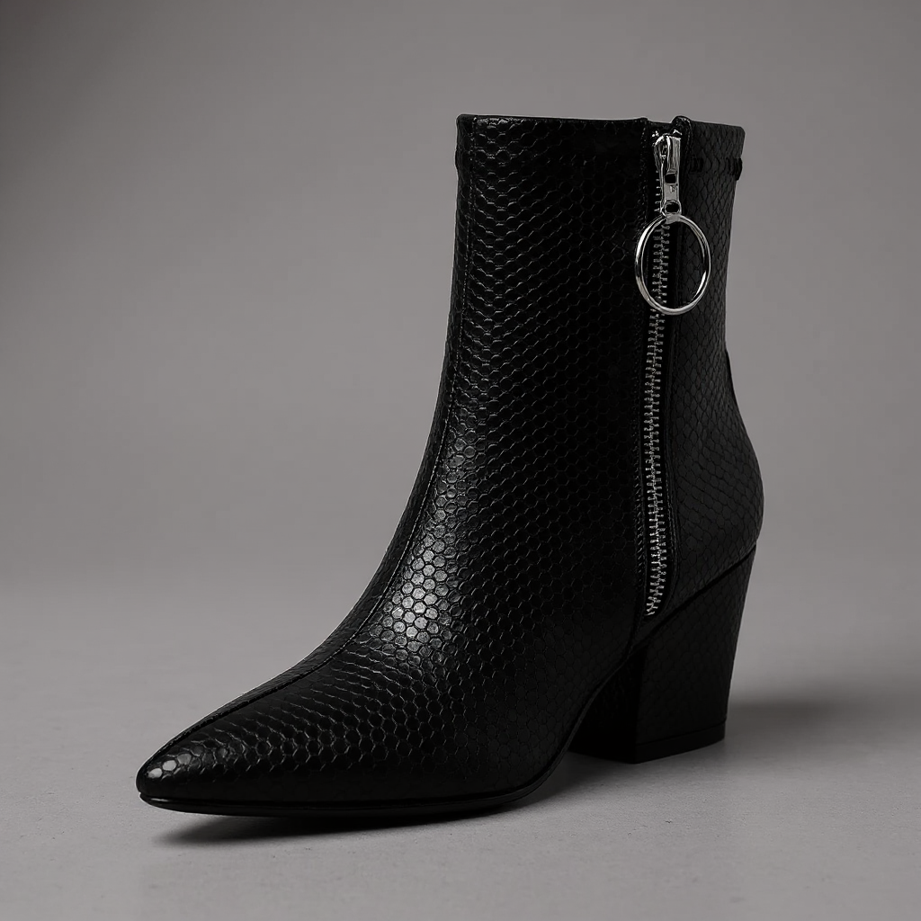 Sama Snakeskin Boots