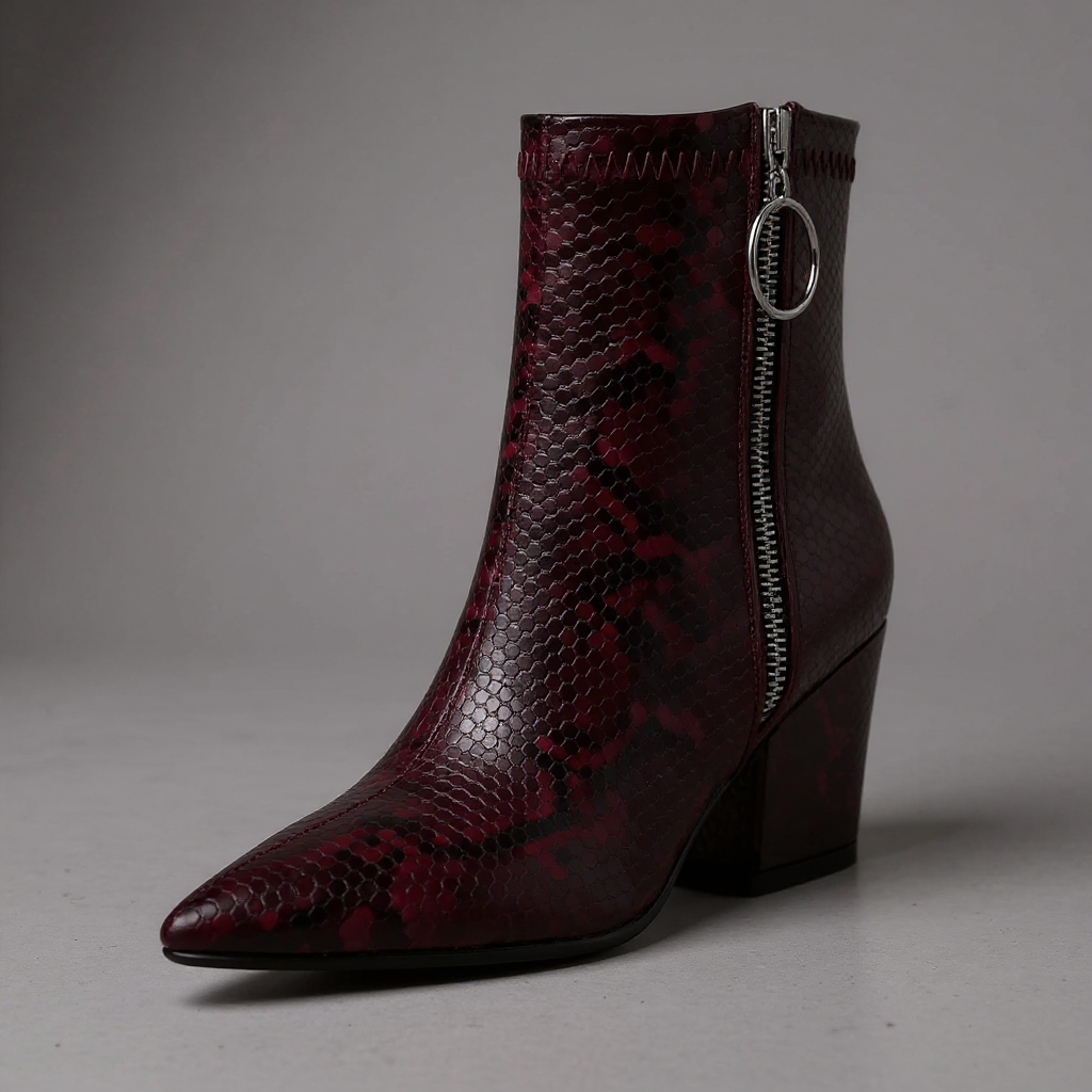 Sama Snakeskin Boots