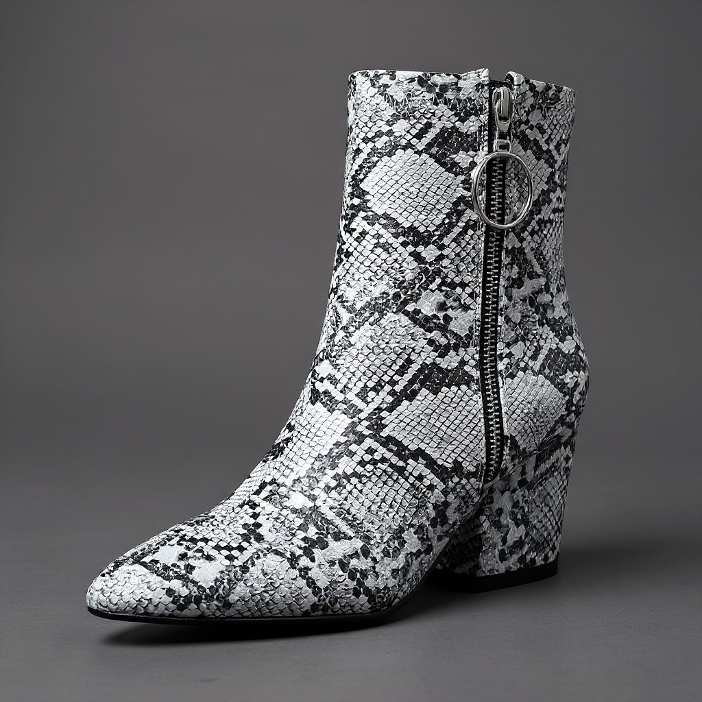 Sama Snakeskin Boots