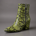 Sama Snakeskin Boots