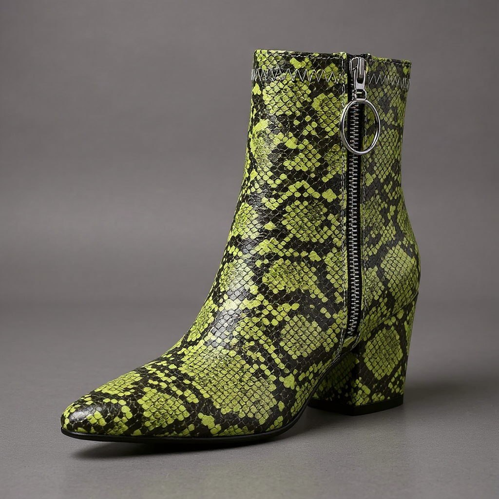 Sama Snakeskin Boots
