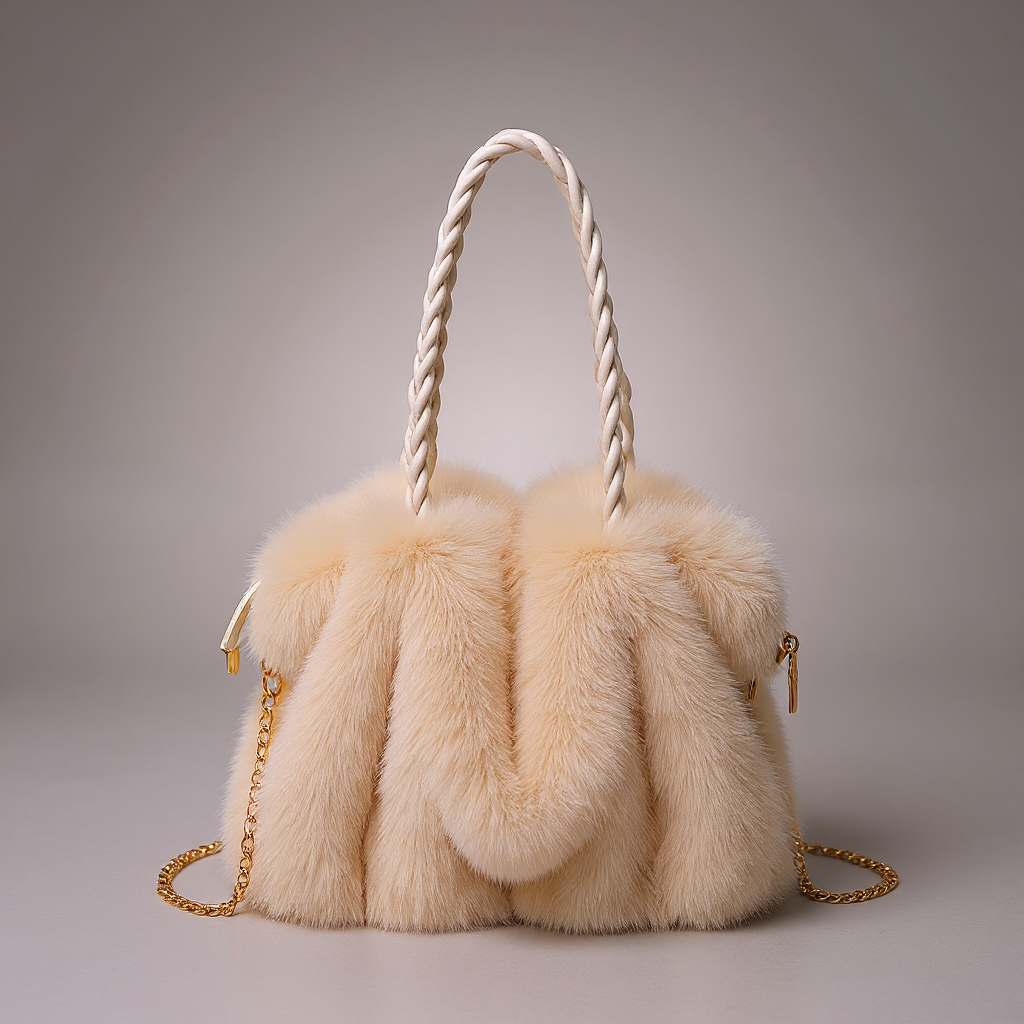 Melanie Fur Tote
