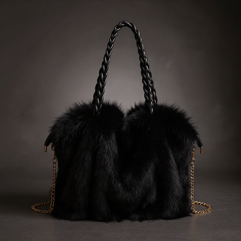Melanie Fur Tote