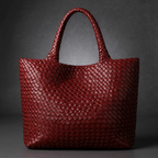 Lana Woven Leather Tote