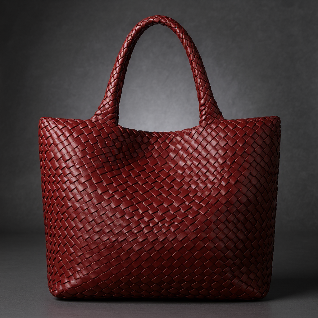 Lana Woven Leather Tote