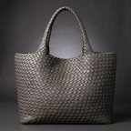 Lana Woven Leather Tote