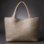 Lana Woven Leather Tote