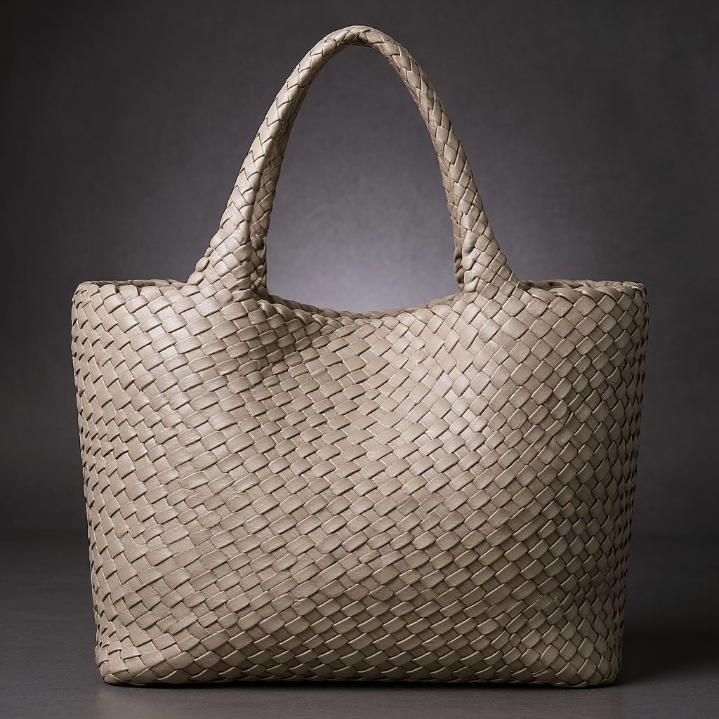 Lana Woven Leather Tote