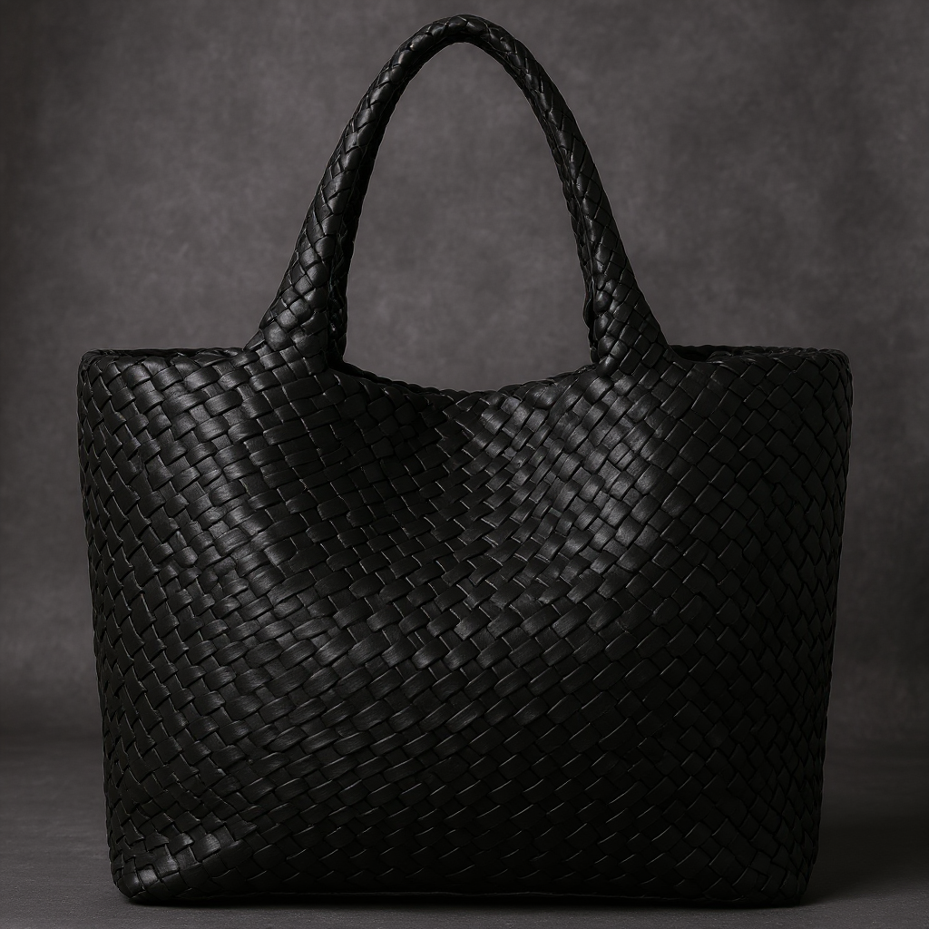 Lana Woven Leather Tote