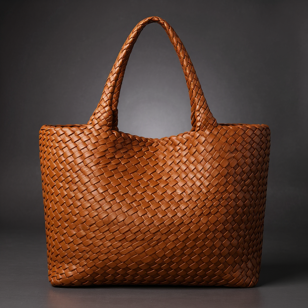 Lana Woven Leather Tote