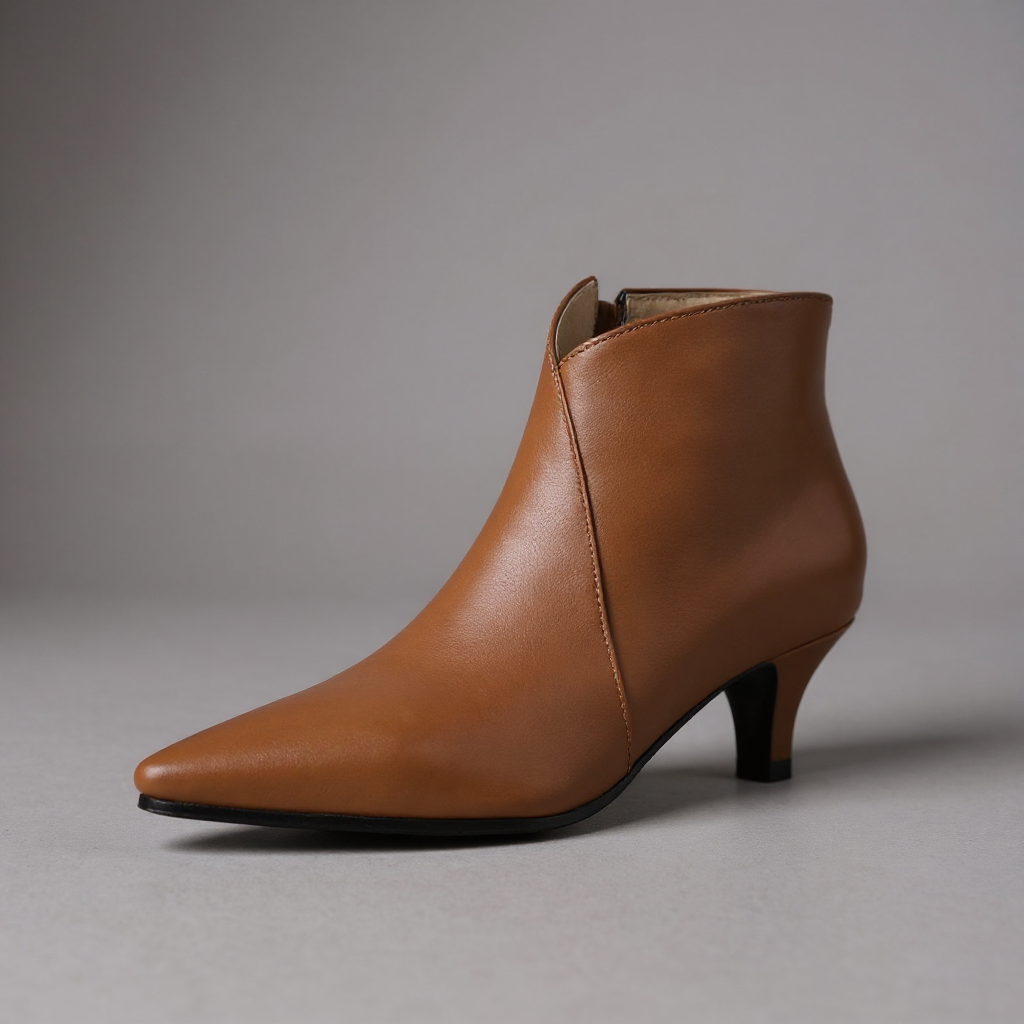Iris Kitten Heel Boots