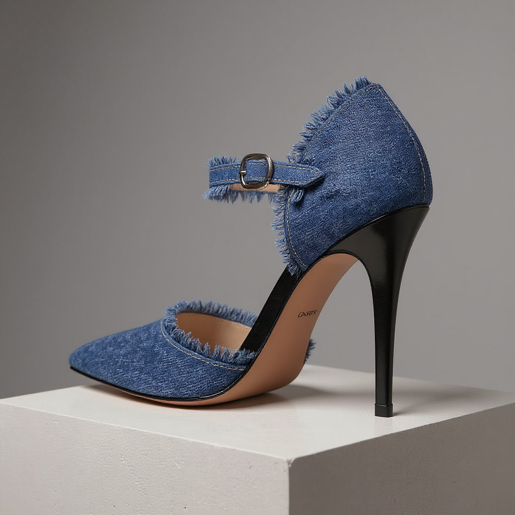 Dani Denim Stiletto Heels