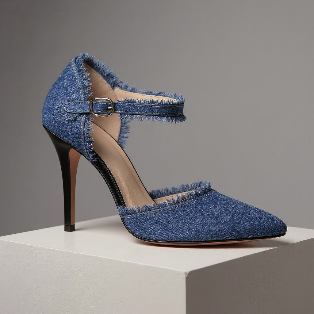 Dani Denim Stiletto Heels