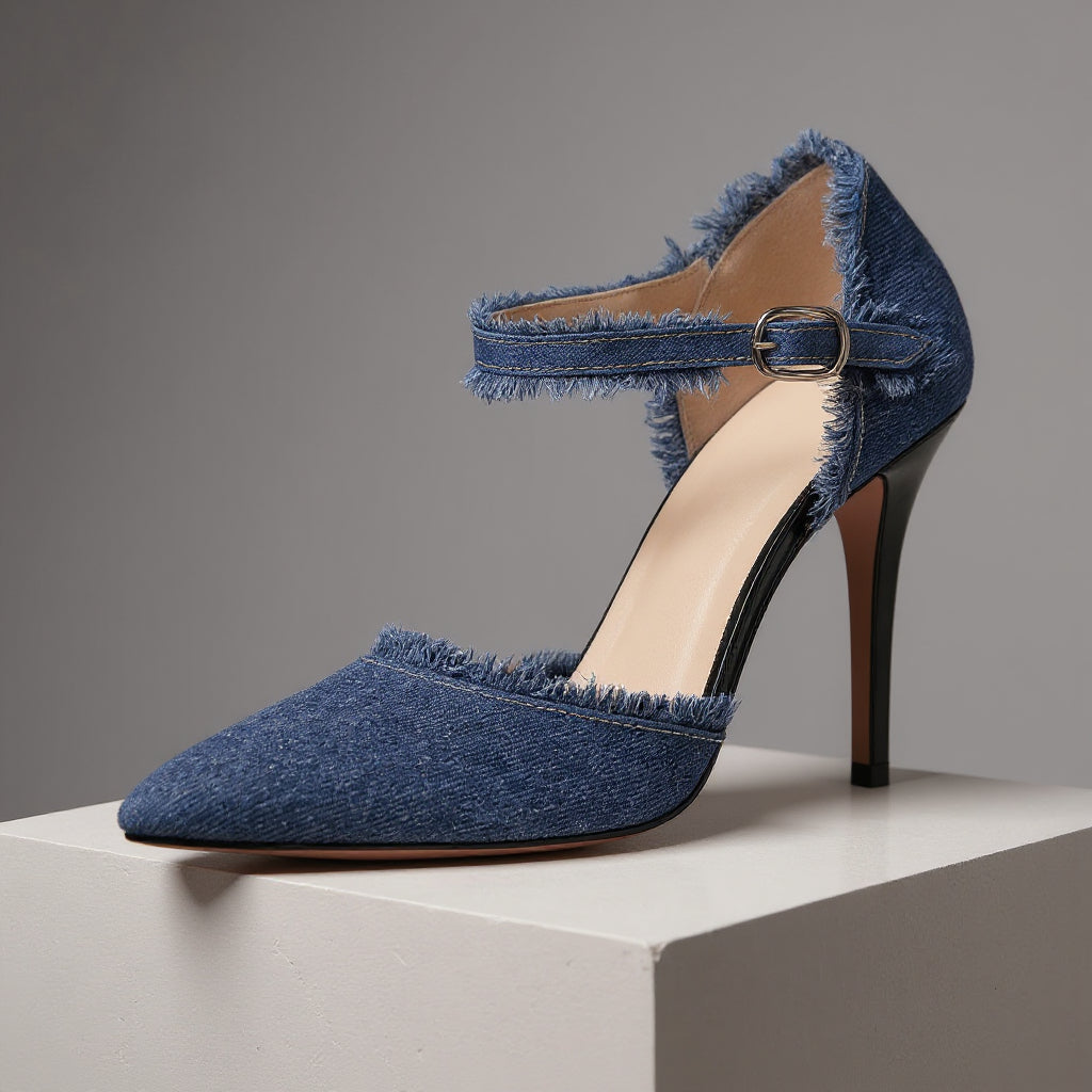 Dani Denim Stiletto Heels