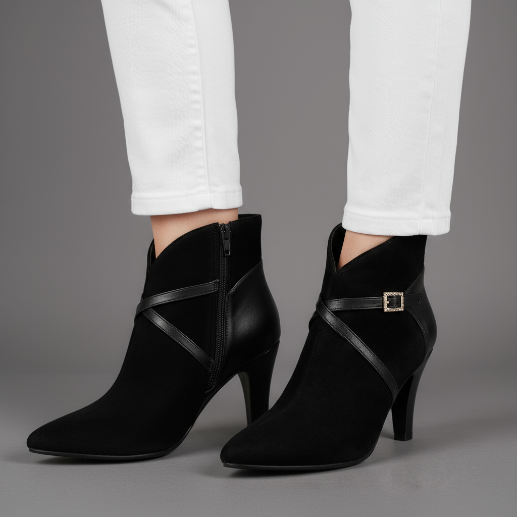 Penelope Pointed Ankle Boots