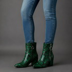 Sama Snakeskin Boots
