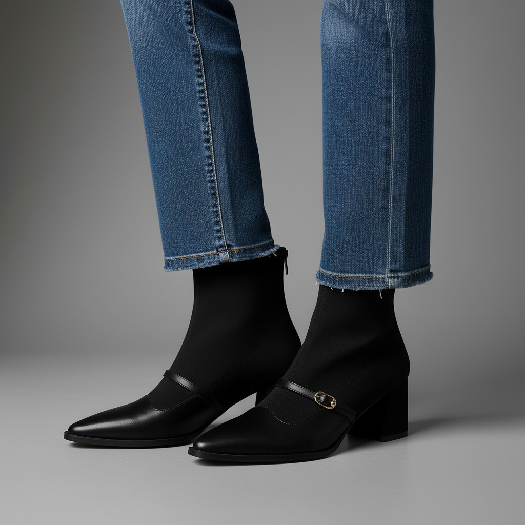 Tammy Pointed Ankle Boots