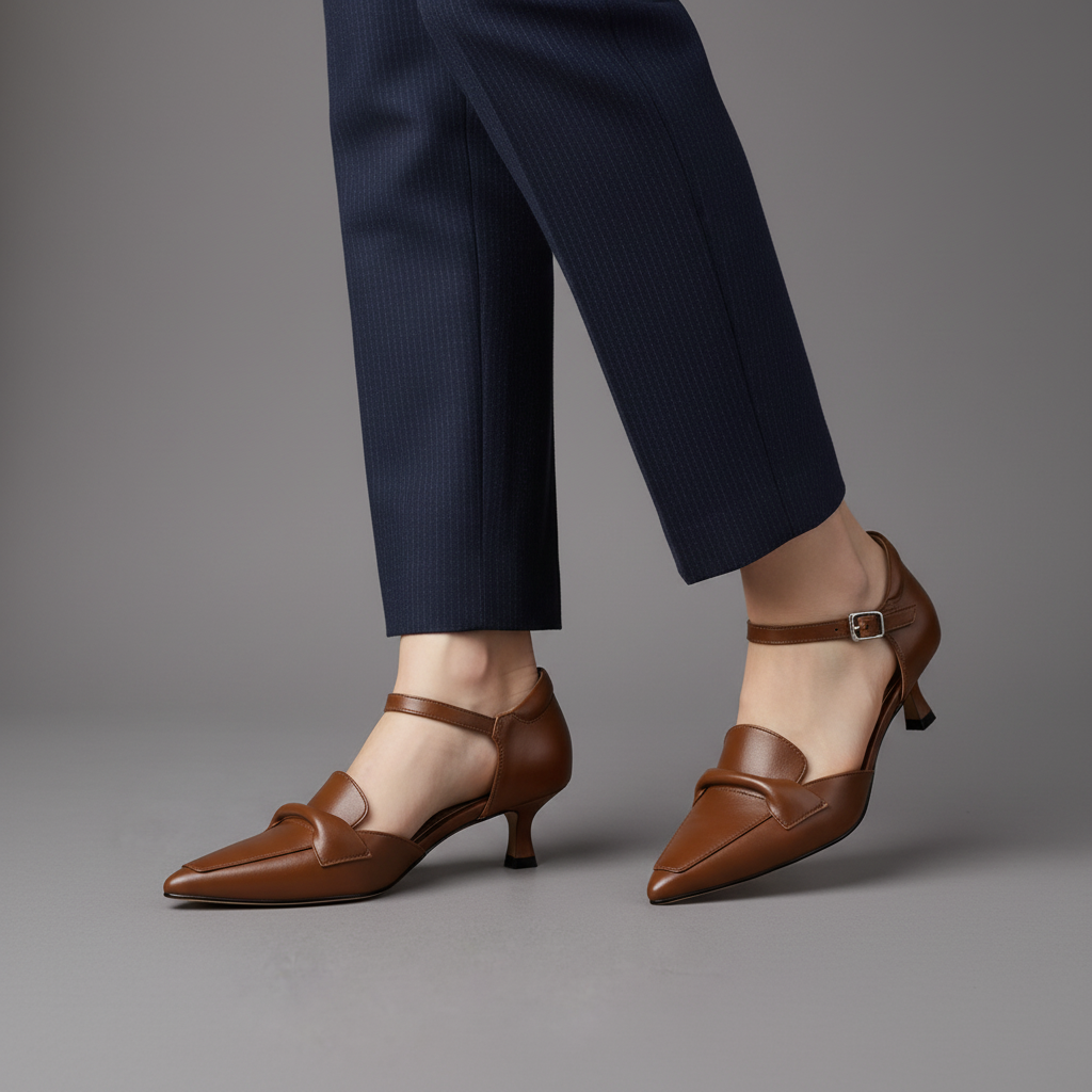 Elaine Kitten Heel Pumps