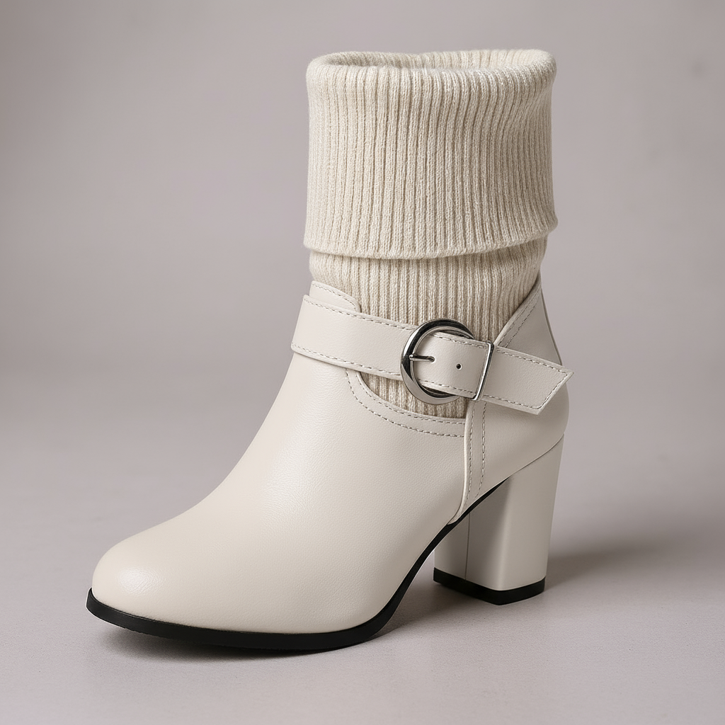Brooklyne Block Heel Boots