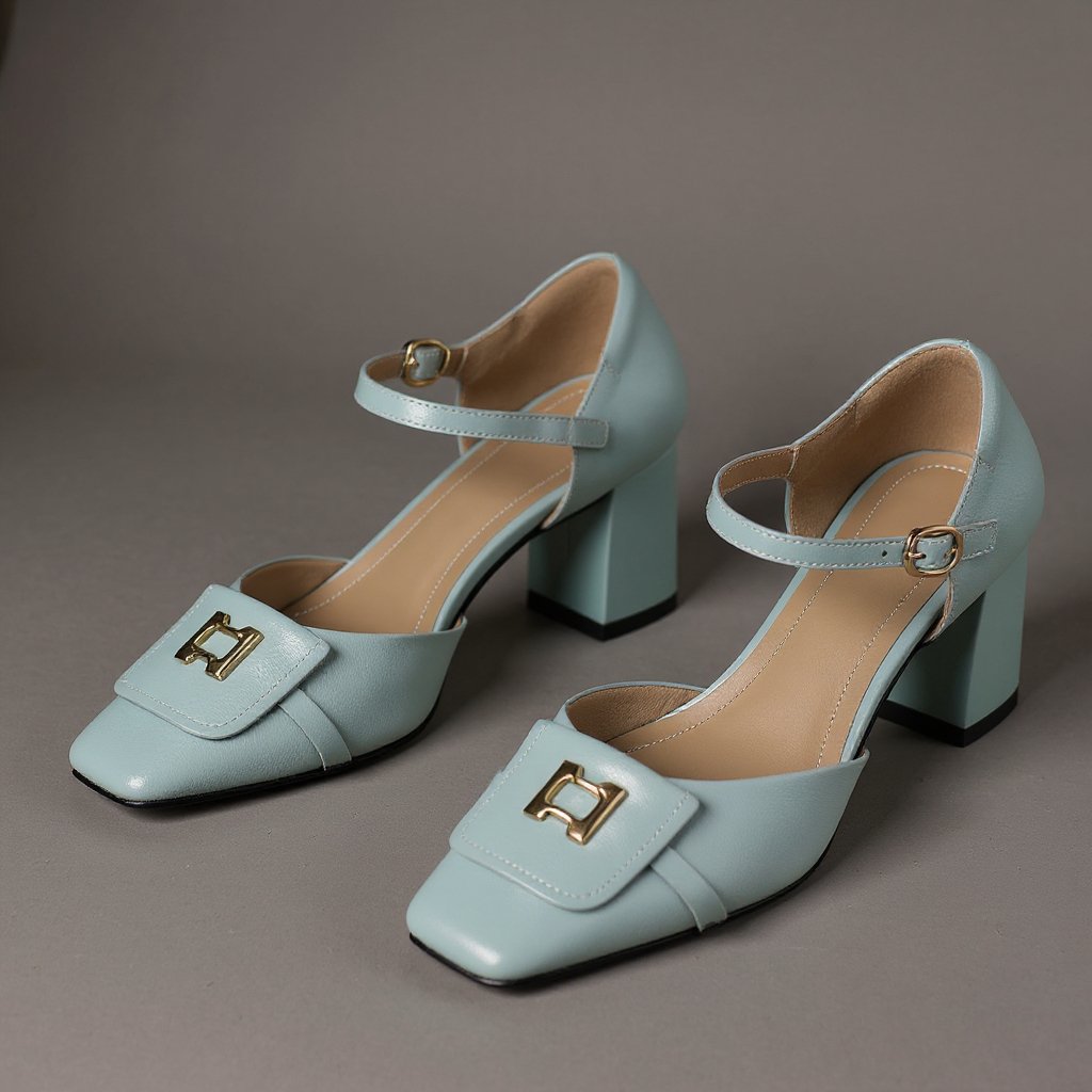 Bella Block Heel Pumps