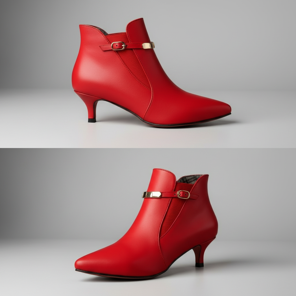 Briella Kitten Heel Booties