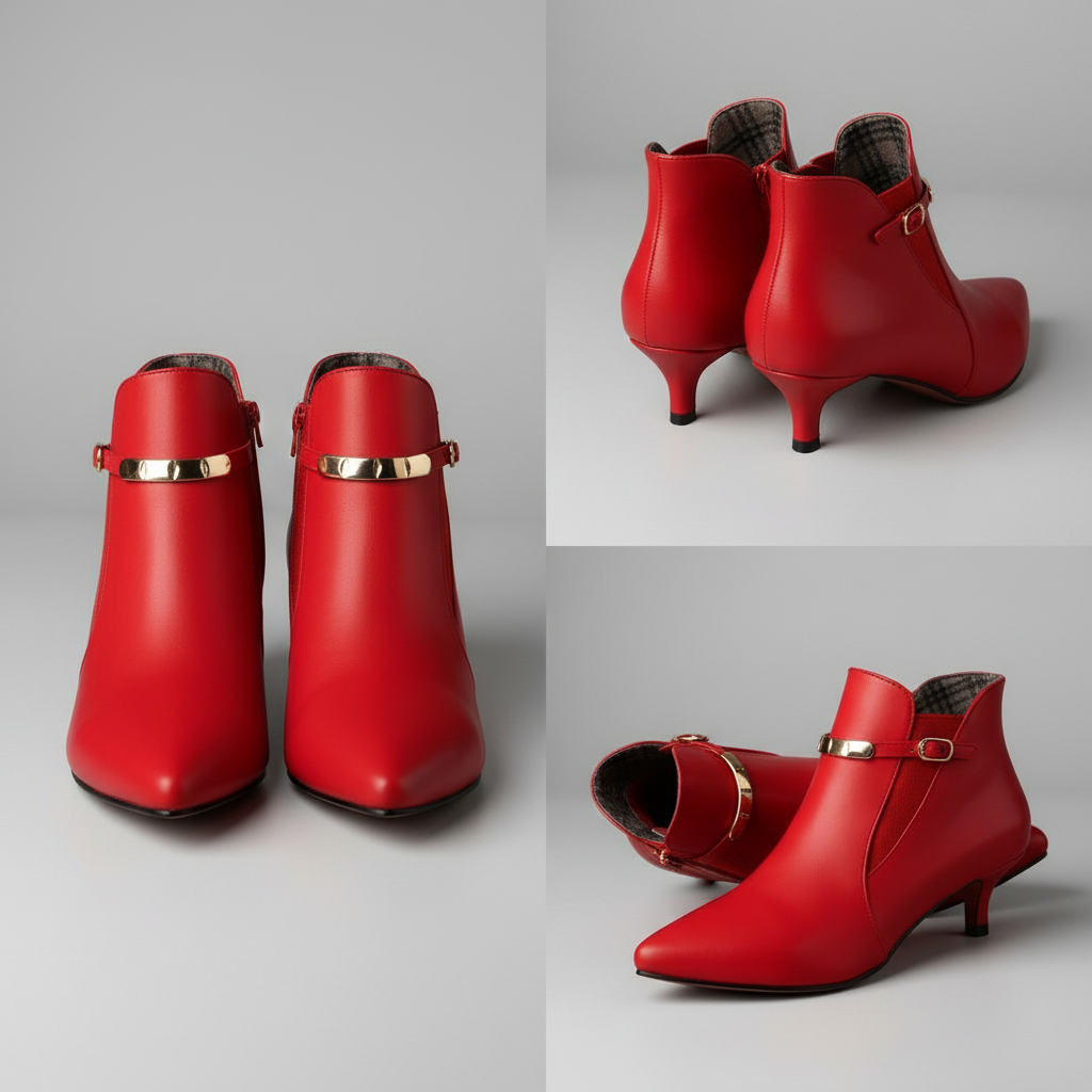 Briella Kitten Heel Booties