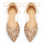 Luna Lace-Up Flats