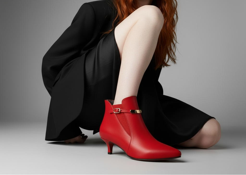 Briella Kitten Heel Booties