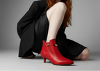 Briella Kitten Heel Booties
