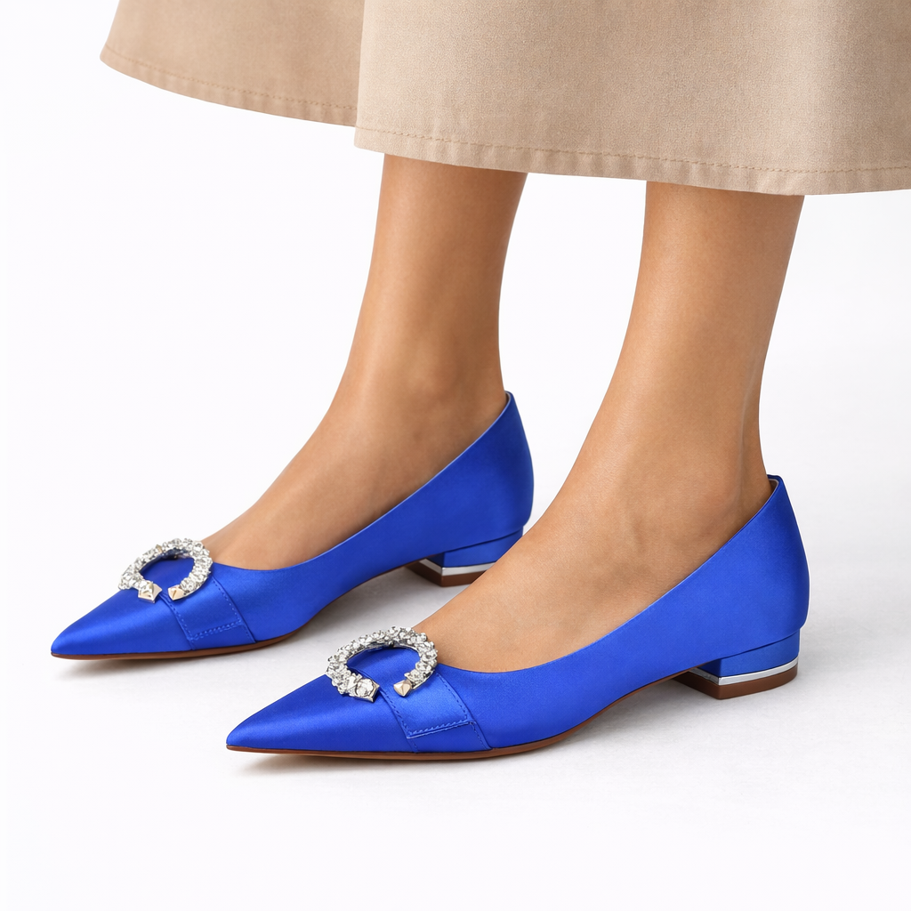 Satin Bridal Flats
