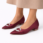 Satin Bridal Flats