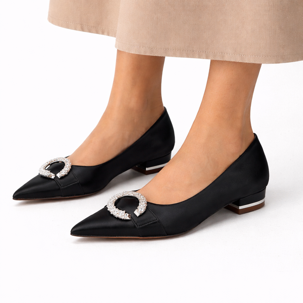 Satin Bridal Flats
