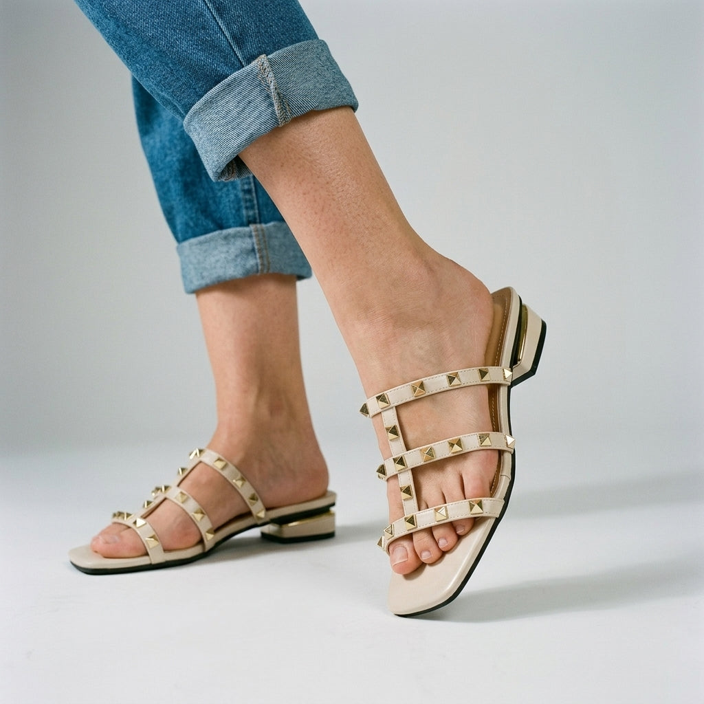 Brielle Studded Sandals