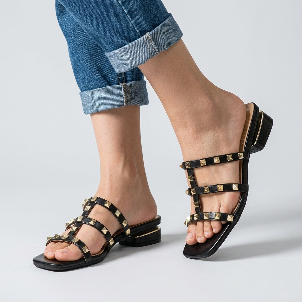 Brielle Studded Sandals