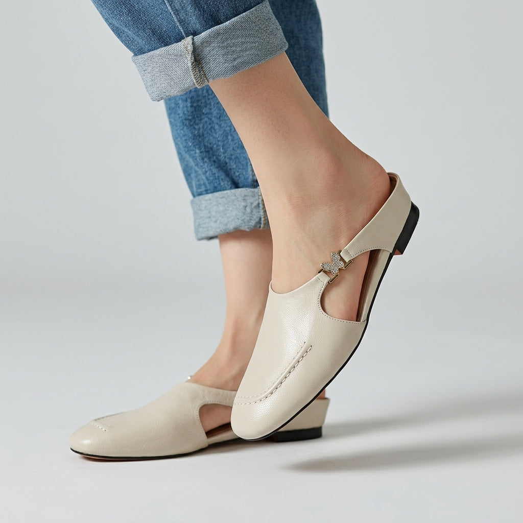 Stella Butterfly Mules