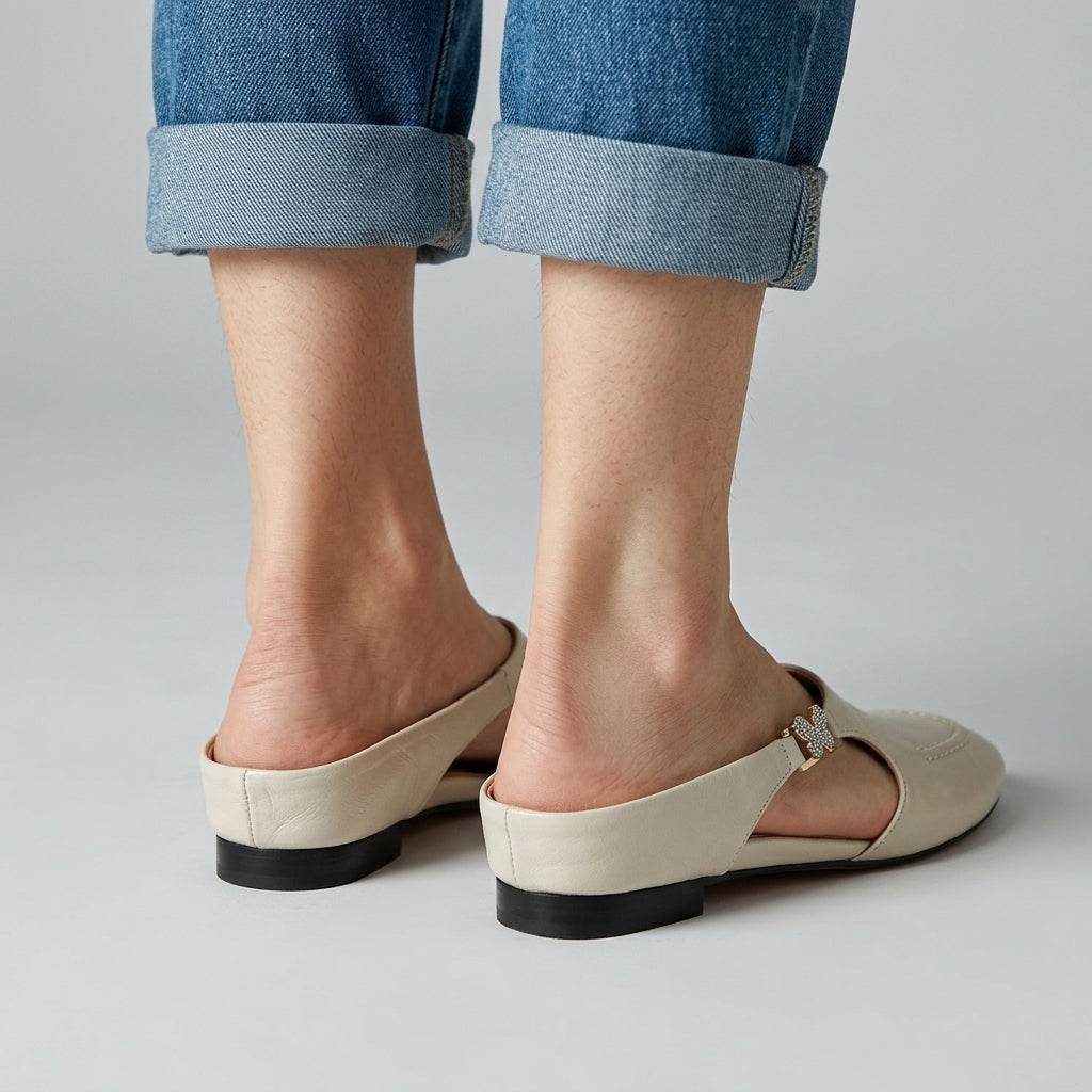 Stella Butterfly Mules