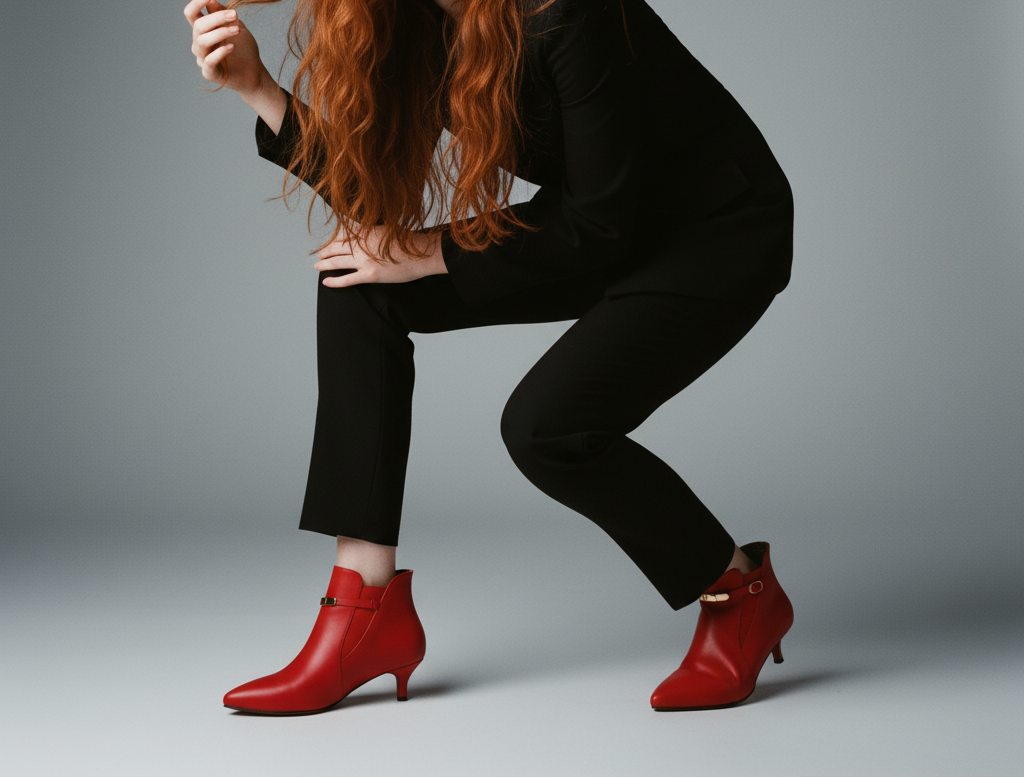 Briella Kitten Heel Booties